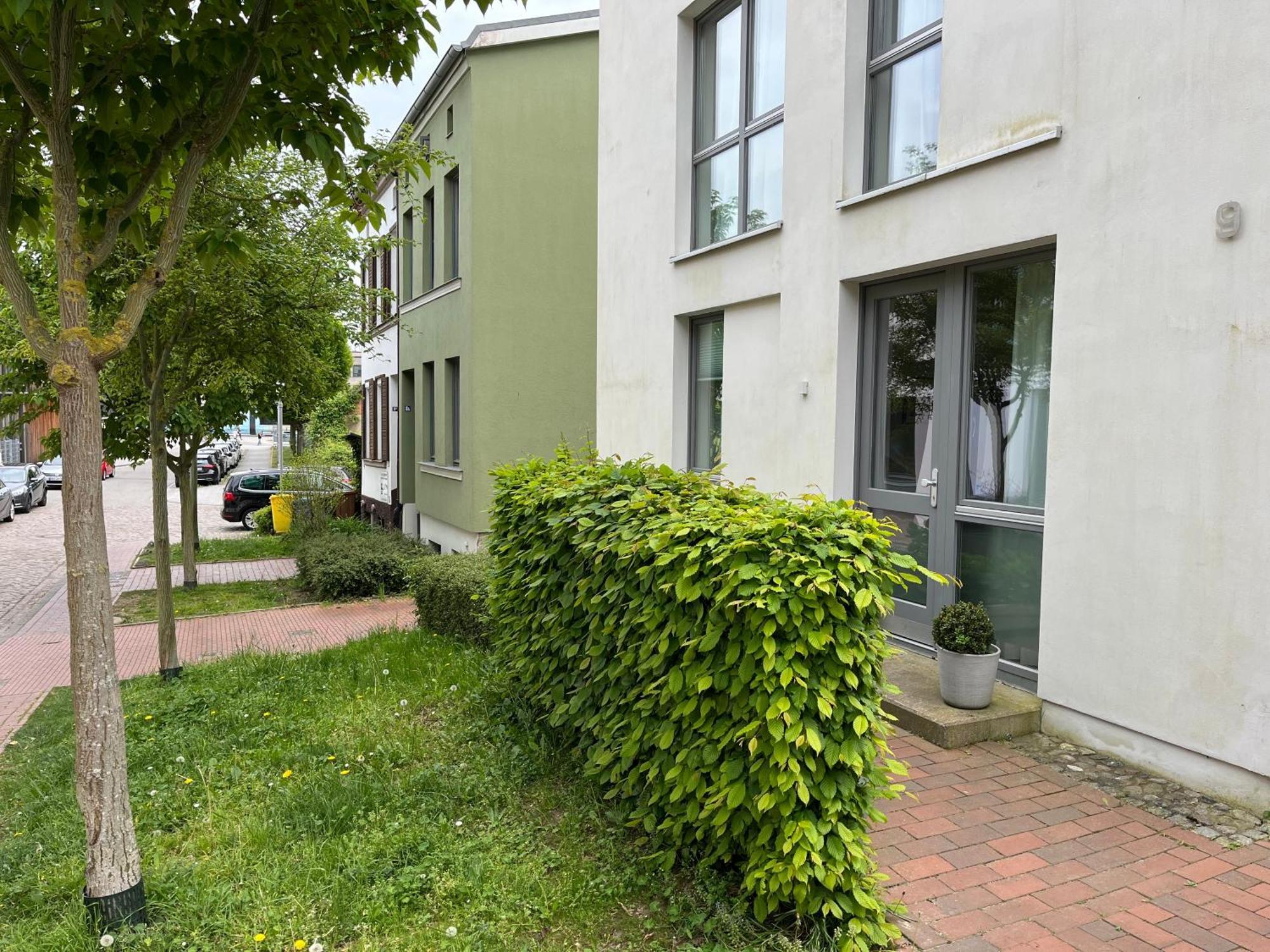 Ferienwohnung An Der Historischen Stadtmauer Rostock Dış mekan fotoğraf