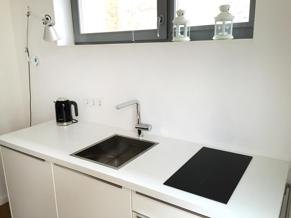 Ferienwohnung An Der Historischen Stadtmauer Rostock Dış mekan fotoğraf