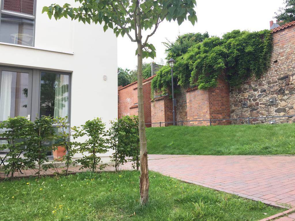 Ferienwohnung An Der Historischen Stadtmauer Rostock Dış mekan fotoğraf