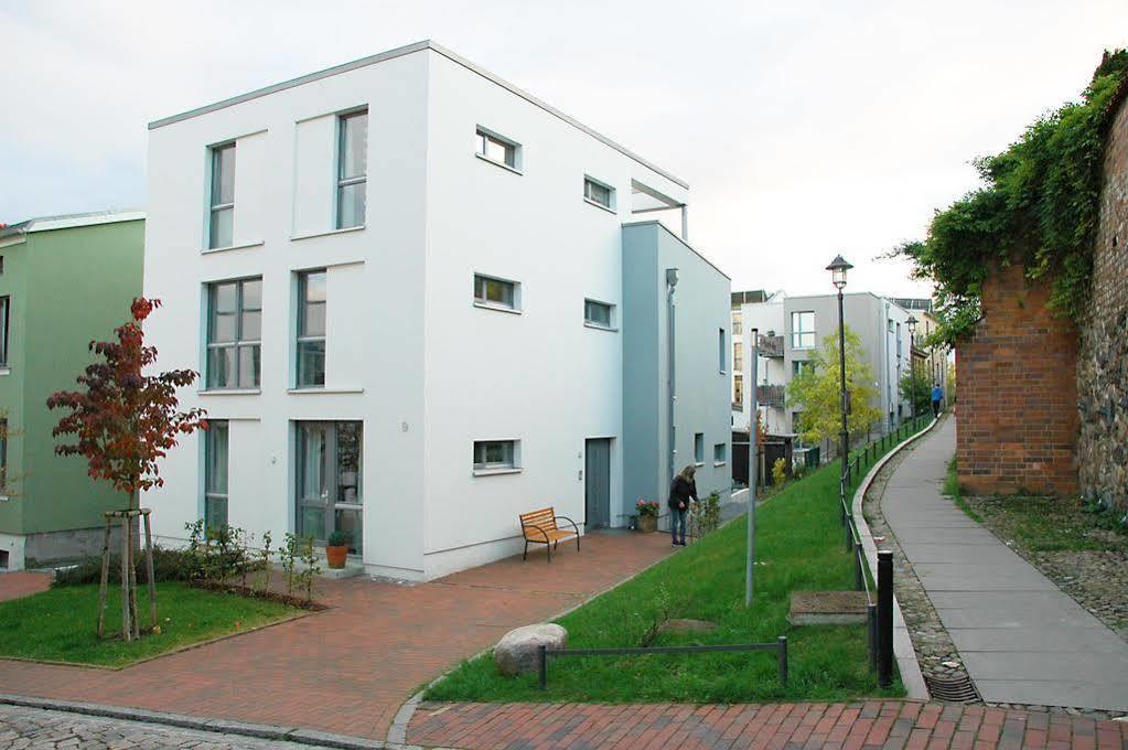 Ferienwohnung An Der Historischen Stadtmauer Rostock Dış mekan fotoğraf